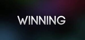 Image of the word 'Winning!'