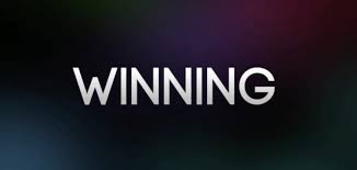 Image of the word 'Winning'