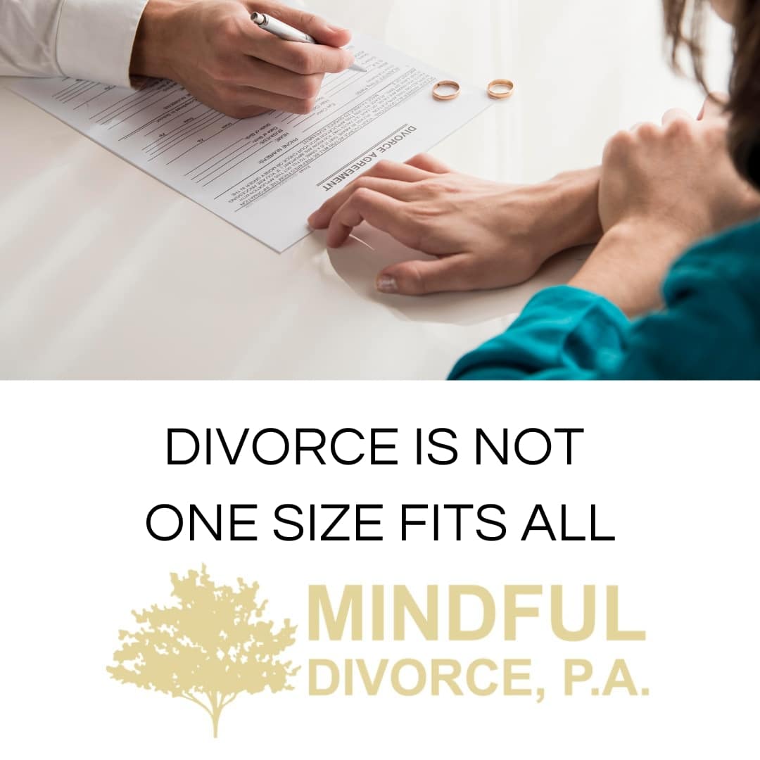 10.02.24 Mindful Divorce Divorce Is Not One Size Fits All 1