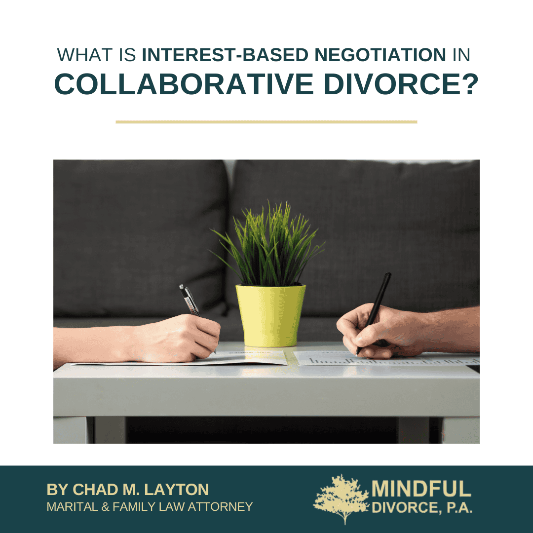 What is Interest-Based Negotiation in Collaborative Divorce?