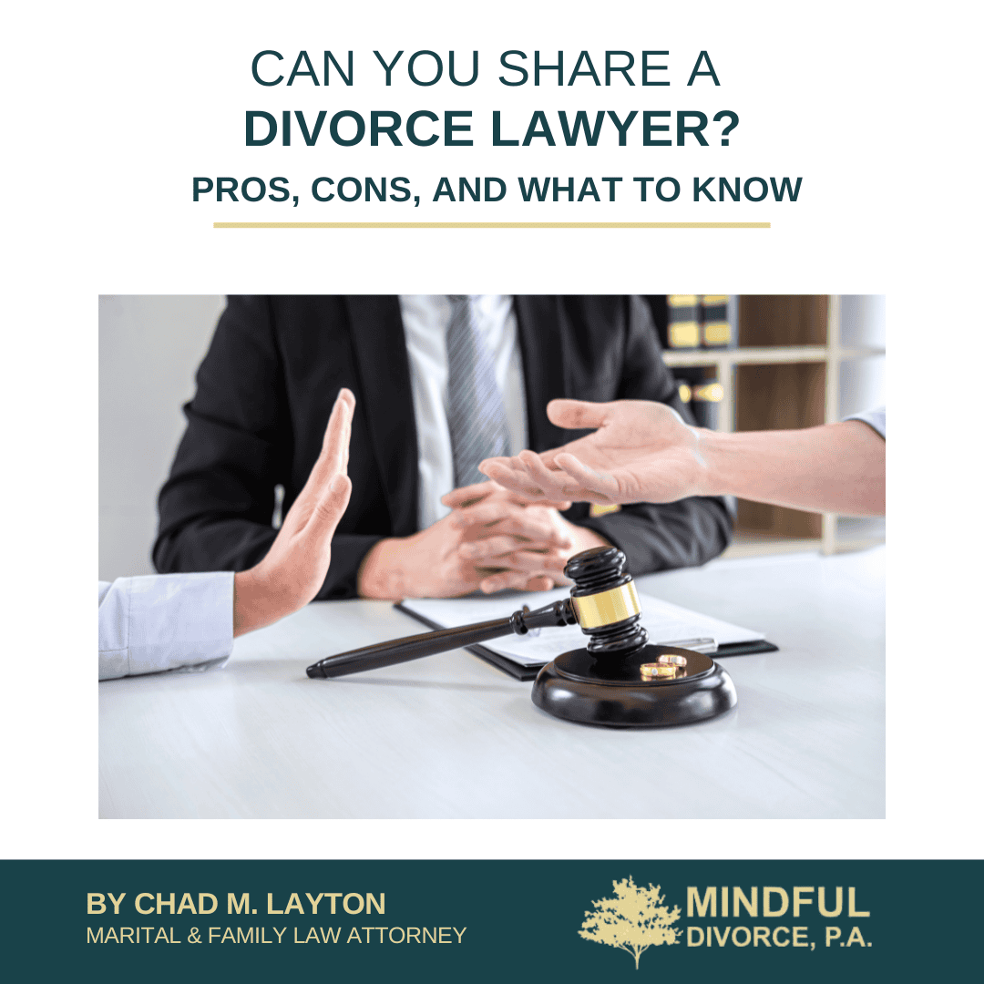 Can You Share a Divorce Lawyer? Pros, Cons, and What to Know