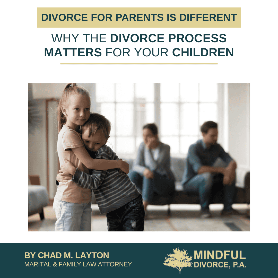 Divorce for Parents Is Different — Why the Divorce Process Matters for Your Children