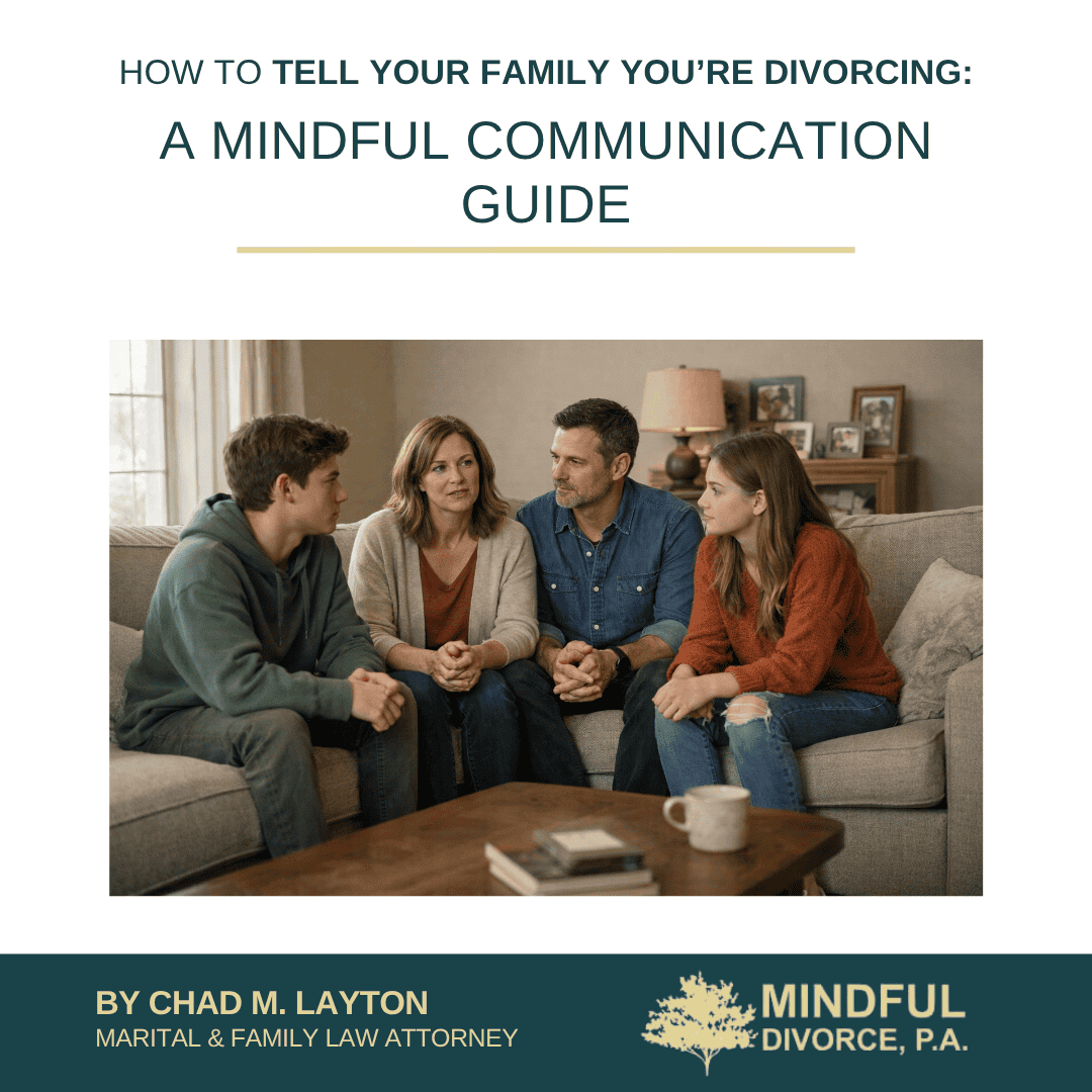 How to Tell Your Family You’re Divorcing: A Mindful Communication Guide
