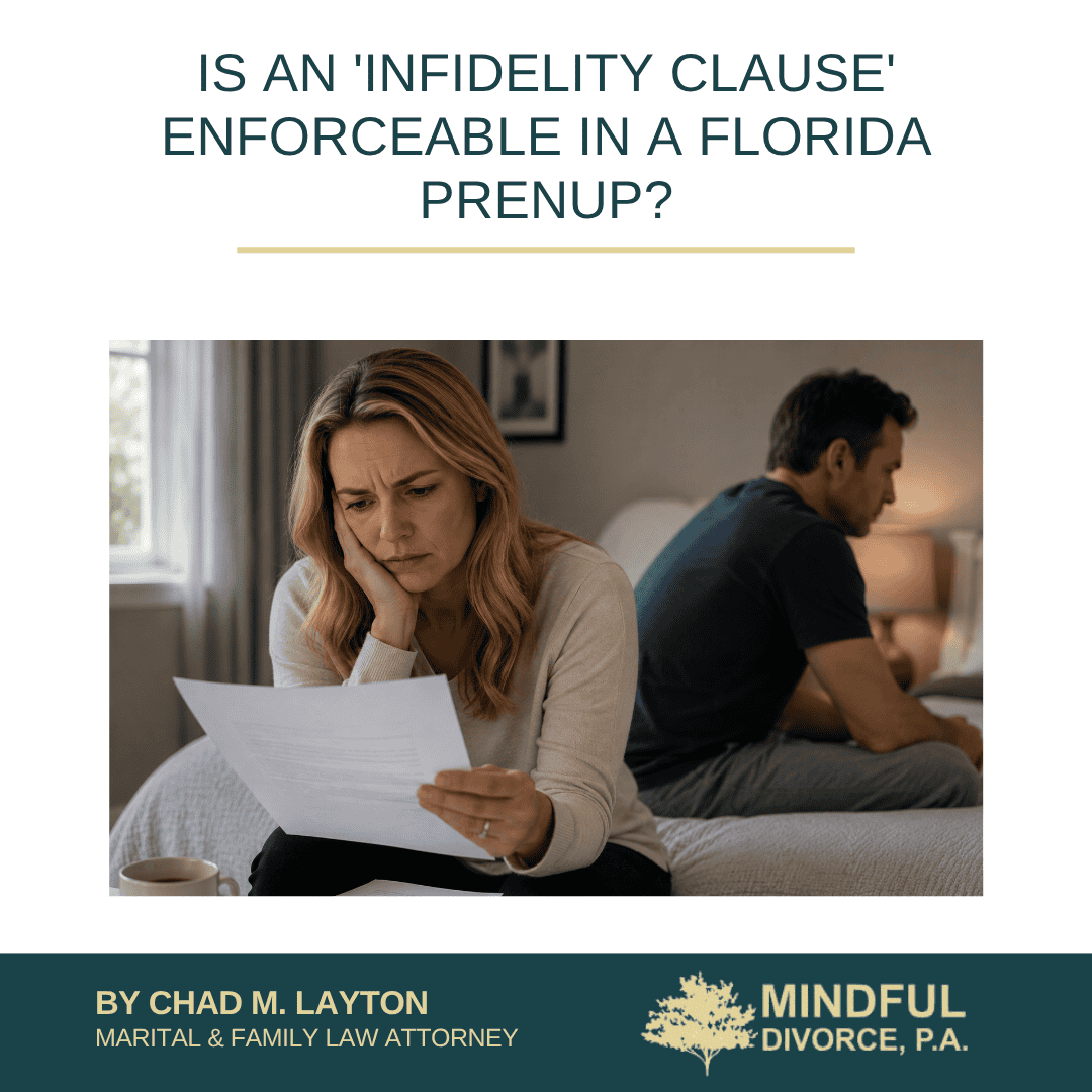 Is an “Infidelity Clause” Enforceable in a Florida Prenup?