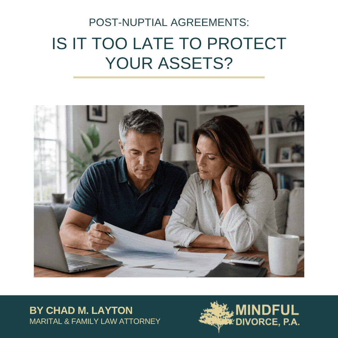 Post-Nuptial Agreements: Is it Too Late to Protect Your Assets?