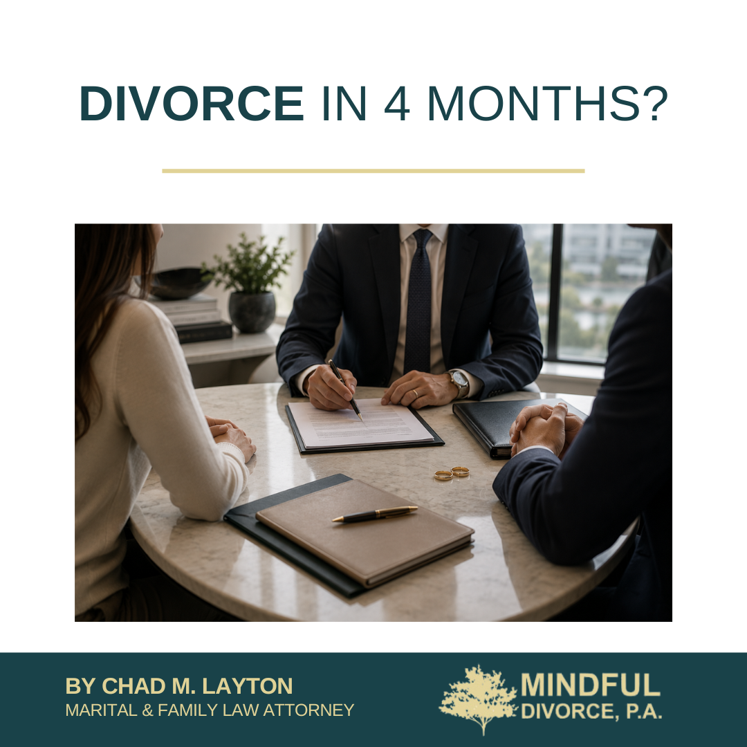 Divorce in 4 Months?